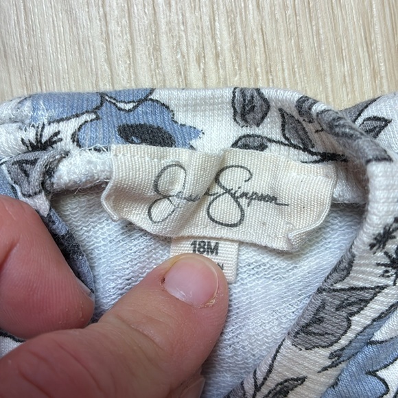 Jessica Simpson 18m Floral Blue Little Girl’s Set - Picture 2 of 5